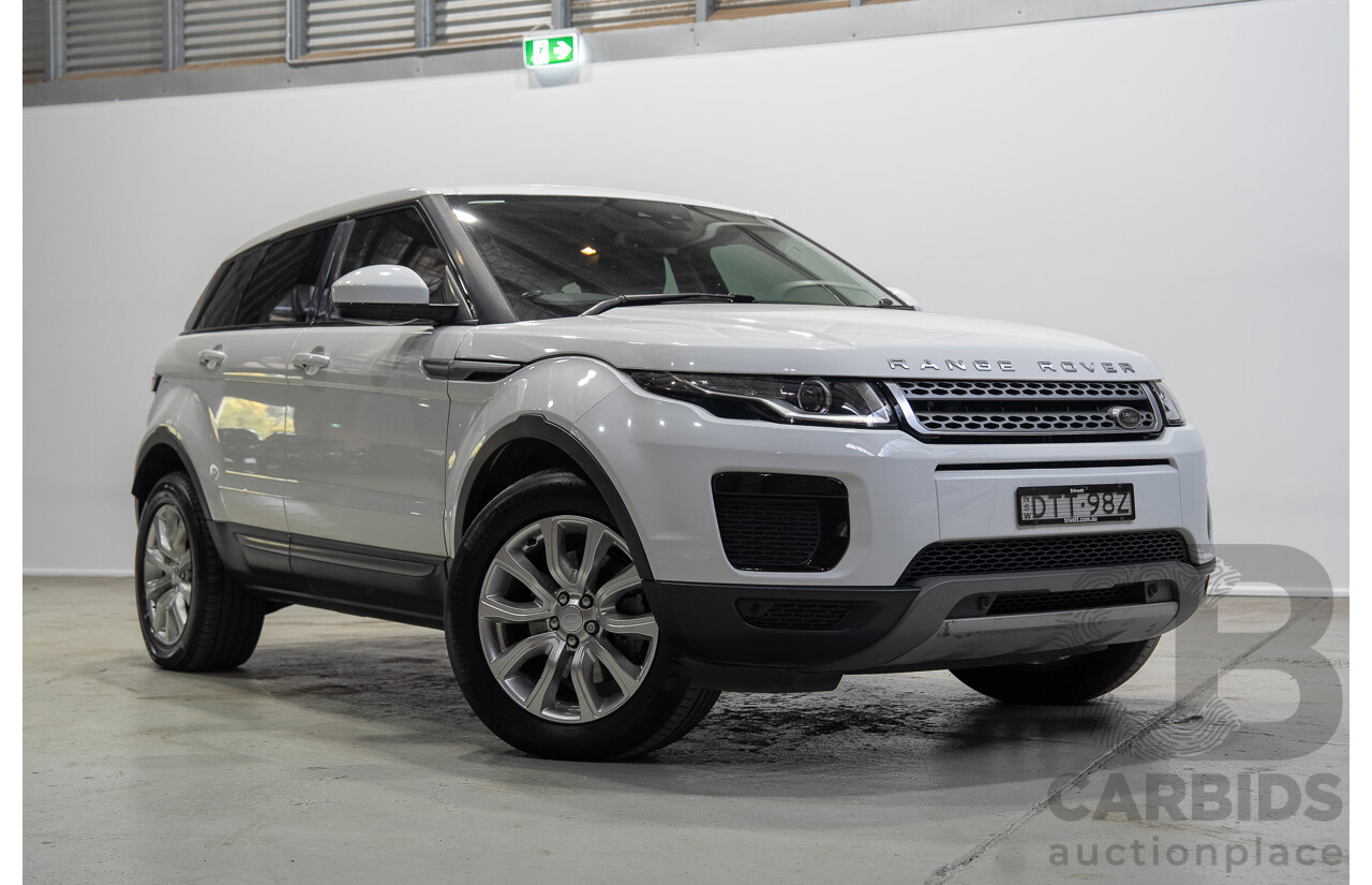 01/2018 Range Rover Evoque TD4 110kW SE (AWD) LV MY18 5d Wagon White Turbo Diesel 2.0L