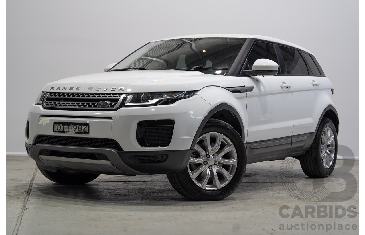 01/2018 Range Rover Evoque TD4 110kW SE (AWD) LV MY18 5d Wagon White Turbo Diesel 2.0L