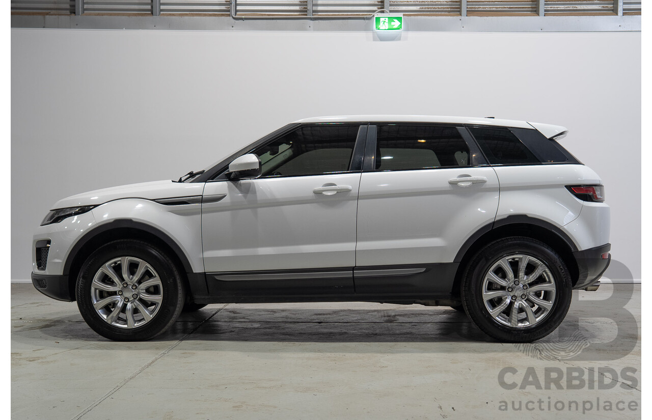 01/2018 Range Rover Evoque TD4 110kW SE (AWD) LV MY18 5d Wagon White Turbo Diesel 2.0L