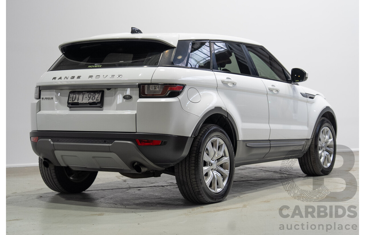 01/2018 Range Rover Evoque TD4 110kW SE (AWD) LV MY18 5d Wagon White Turbo Diesel 2.0L