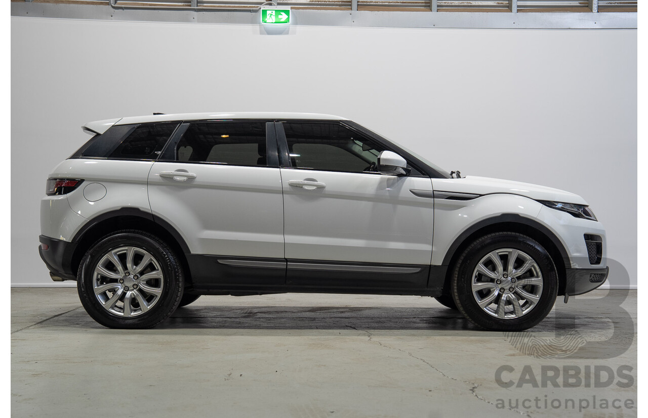 01/2018 Range Rover Evoque TD4 110kW SE (AWD) LV MY18 5d Wagon White Turbo Diesel 2.0L