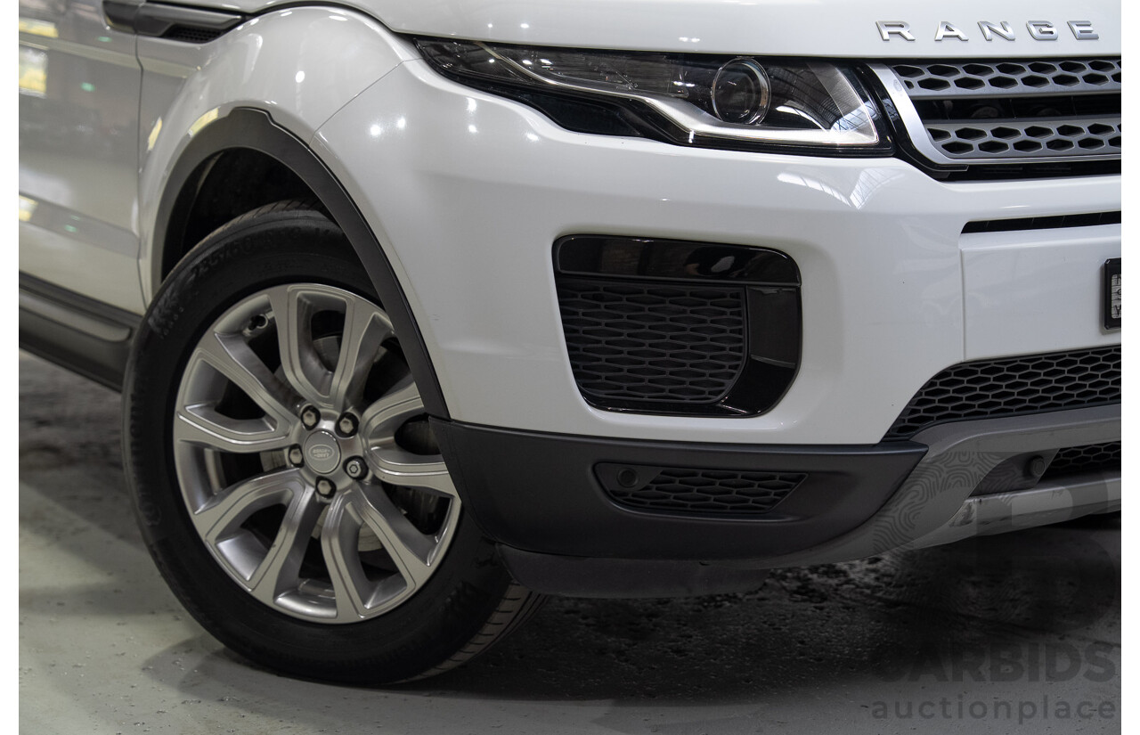 01/2018 Range Rover Evoque TD4 110kW SE (AWD) LV MY18 5d Wagon White Turbo Diesel 2.0L
