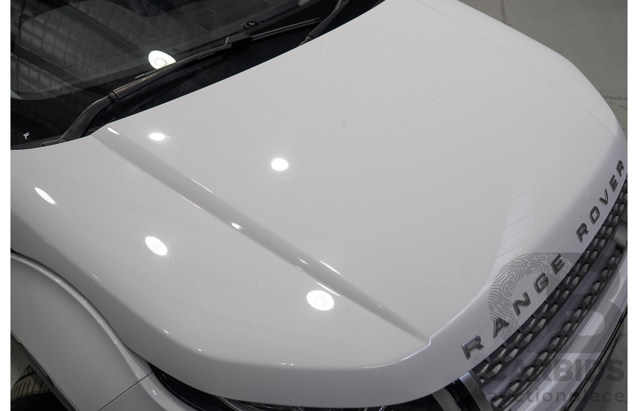 01/2018 Range Rover Evoque TD4 110kW SE (AWD) LV MY18 5d Wagon White Turbo Diesel 2.0L