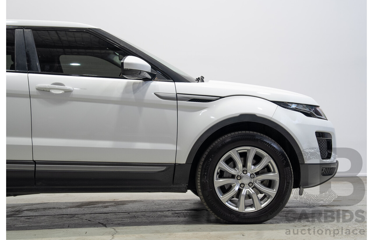 01/2018 Range Rover Evoque TD4 110kW SE (AWD) LV MY18 5d Wagon White Turbo Diesel 2.0L