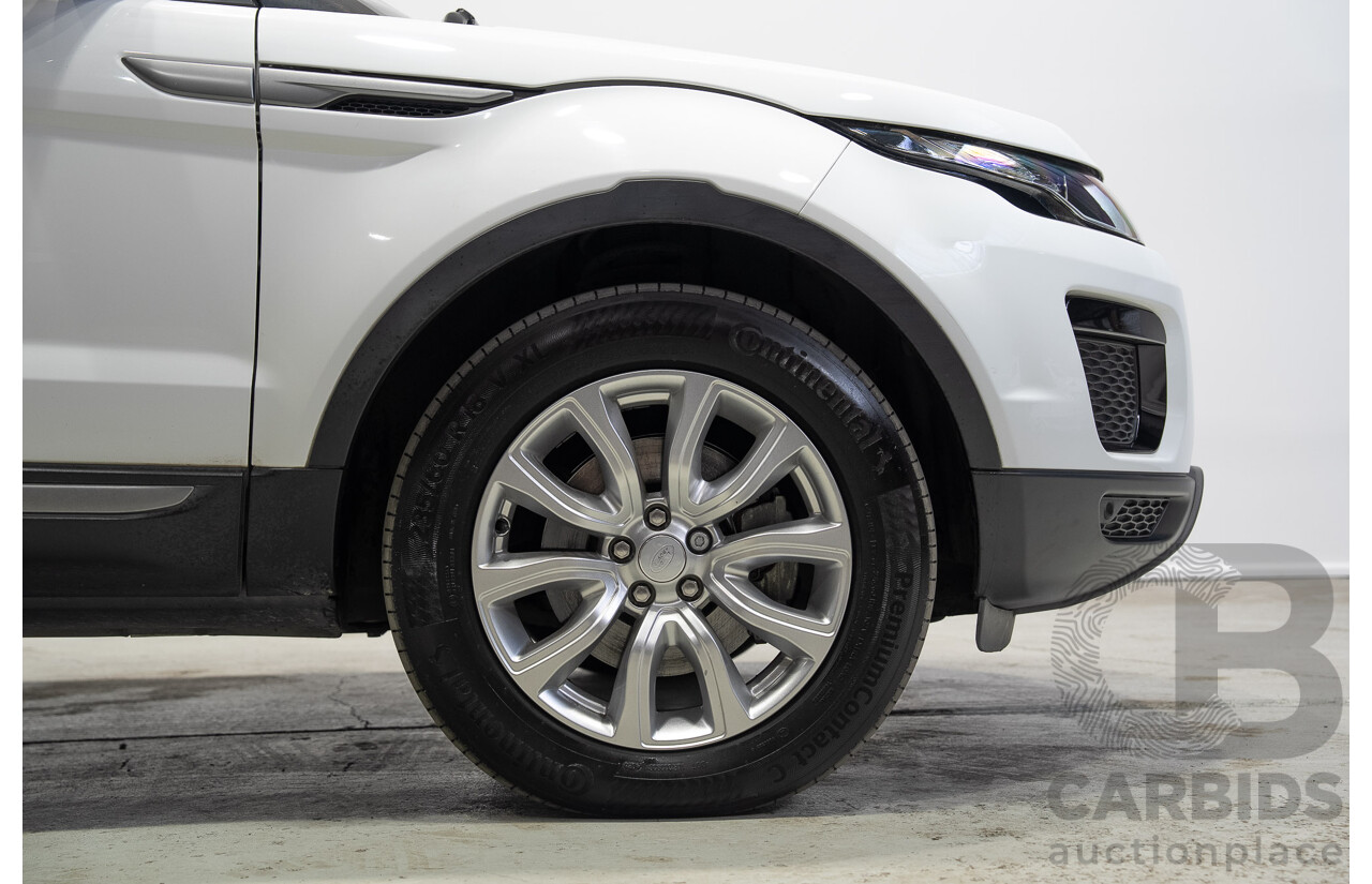 01/2018 Range Rover Evoque TD4 110kW SE (AWD) LV MY18 5d Wagon White Turbo Diesel 2.0L