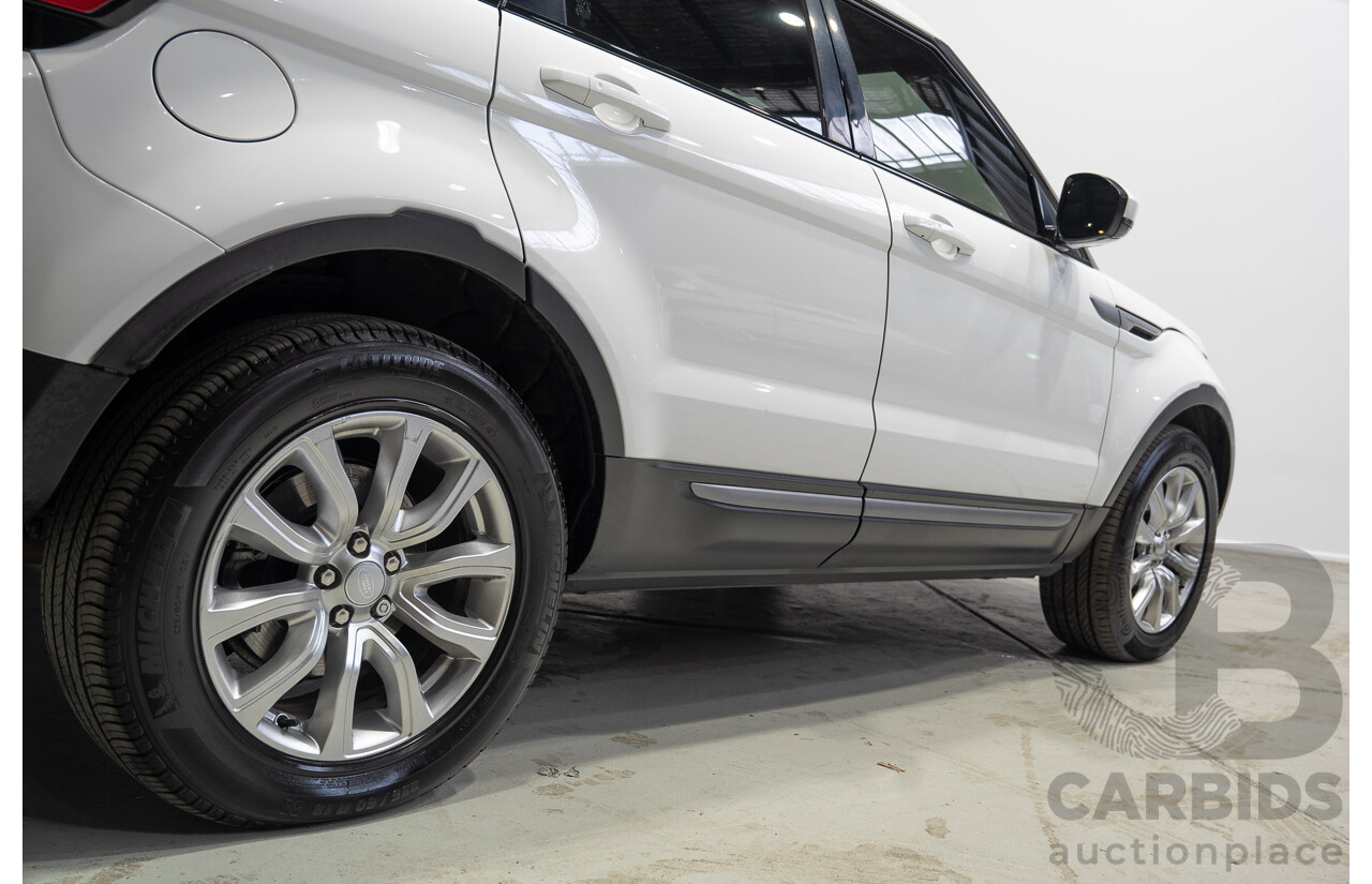 01/2018 Range Rover Evoque TD4 110kW SE (AWD) LV MY18 5d Wagon White Turbo Diesel 2.0L