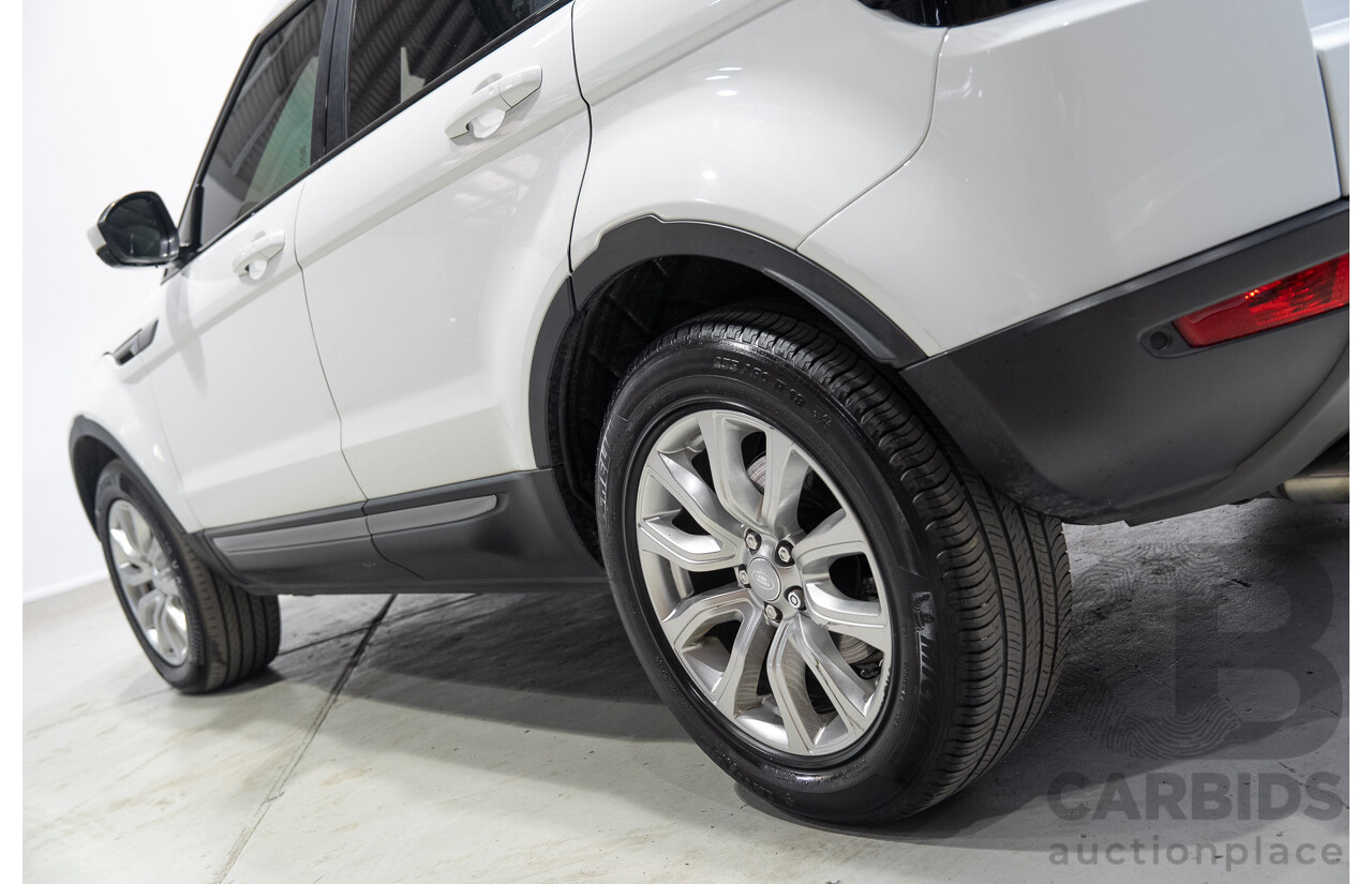 01/2018 Range Rover Evoque TD4 110kW SE (AWD) LV MY18 5d Wagon White Turbo Diesel 2.0L