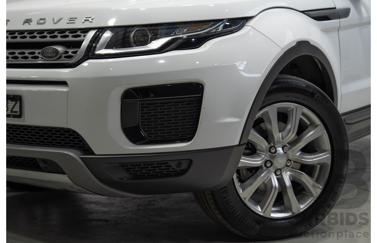 01/2018 Range Rover Evoque TD4 110kW SE (AWD) LV MY18 5d Wagon White Turbo Diesel 2.0L
