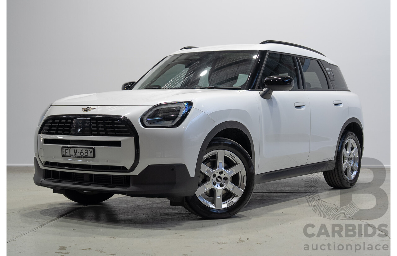 05/2024 Mini Countryman C Core U25 5d Wagon White Turbo 1.5L