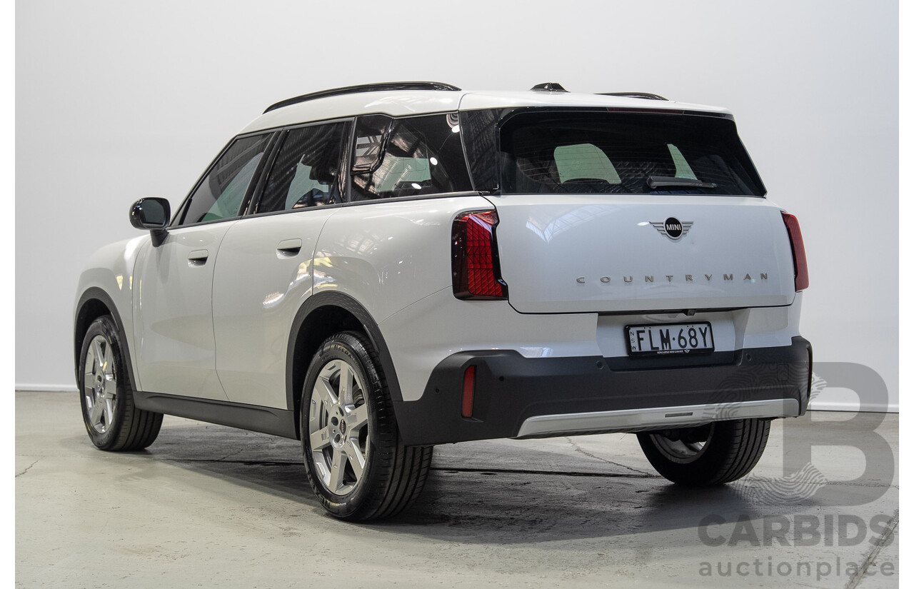 05/2024 Mini Countryman C Core U25 5d Wagon White Turbo 1.5L
