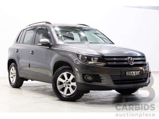 02/2014 Volkswagen Tiguan 103 TDI Pacific (AWD) 5NC MY14 4d Wagon Grey Turbo Diesel 2.0L