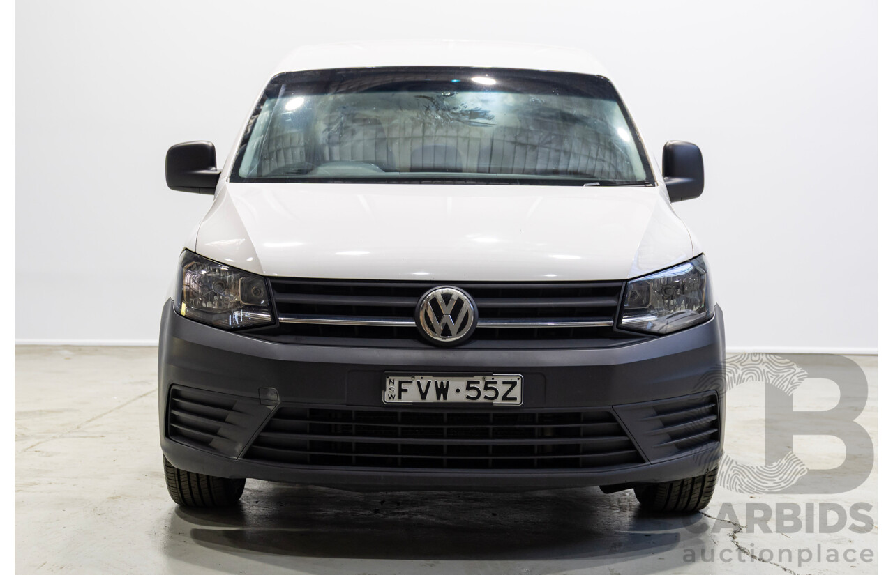 05/2018 Volkswagen Caddy SWB TDI250 2K MY18 3D Van White Turbo Diesel 2.0L