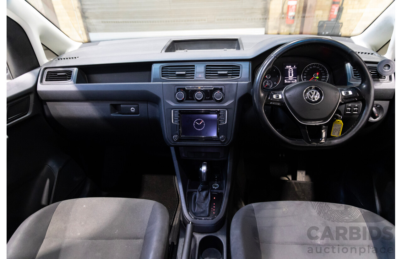05/2018 Volkswagen Caddy SWB TDI250 2K MY18 3D Van White Turbo Diesel 2.0L