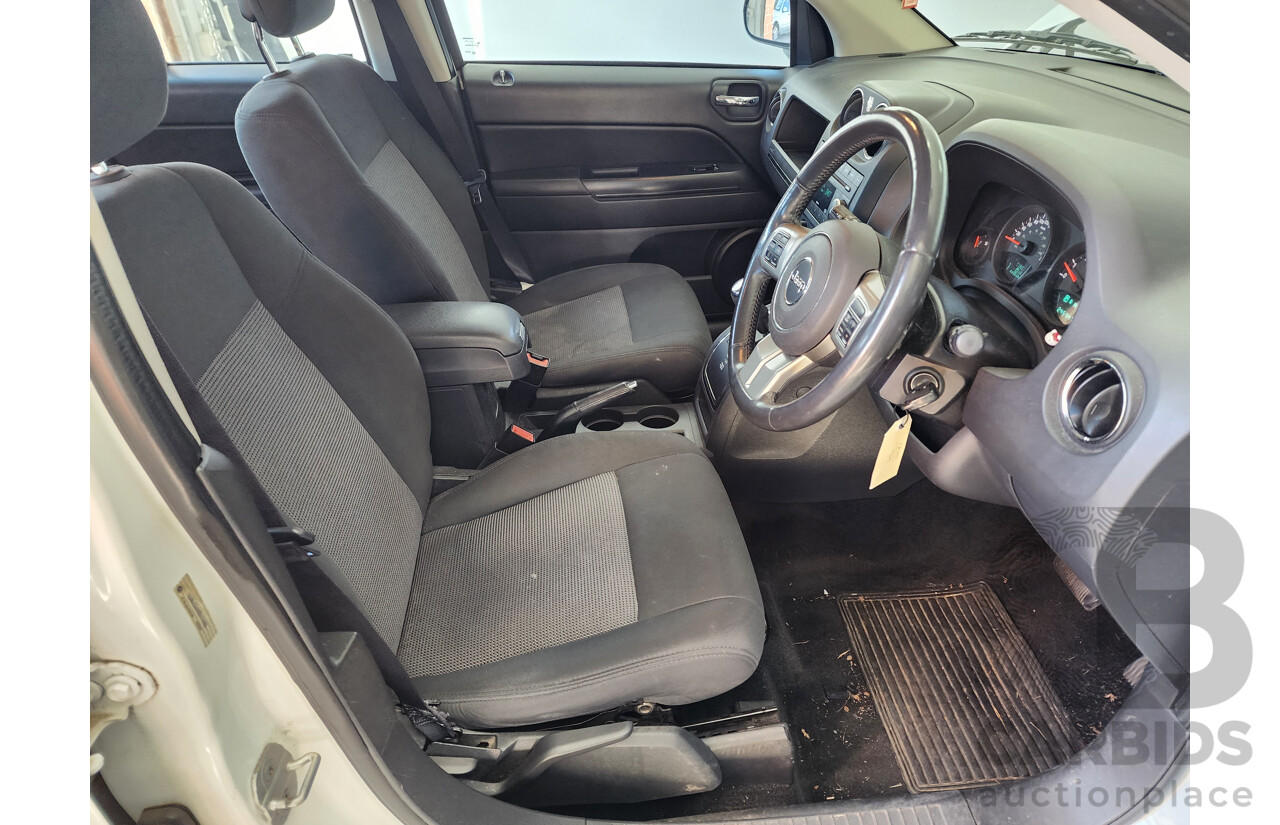09/2012 Jeep Compass Sport (4x2) MK MY12 4d Wagon White 2.0L
