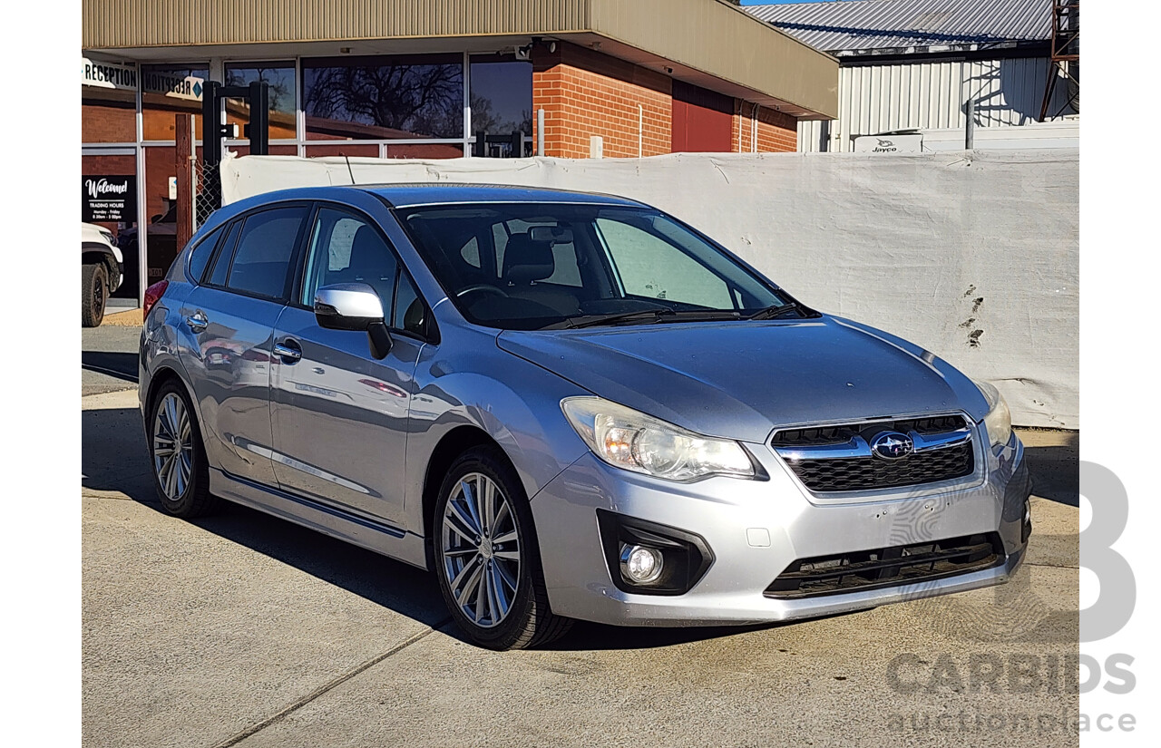 08/2012 Subaru Impreza 2.0i-S (awd) MY12 5d Hatchback Silver 2.0L