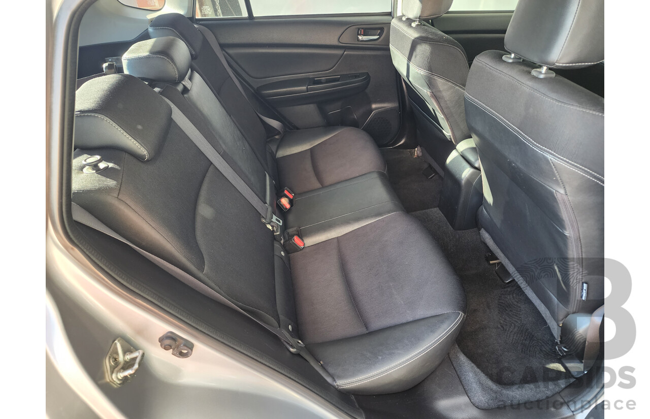 08/2012 Subaru Impreza 2.0i-S (awd) MY12 5d Hatchback Silver 2.0L