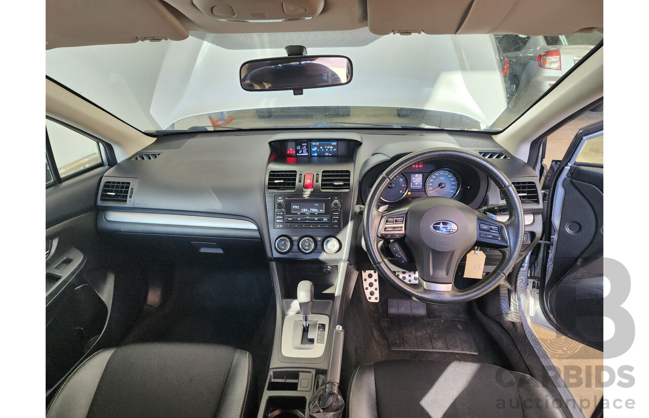 08/2012 Subaru Impreza 2.0i-S (awd) MY12 5d Hatchback Silver 2.0L