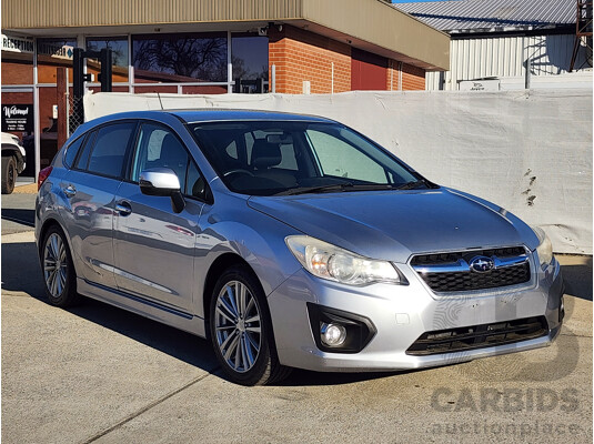 08/2012 Subaru Impreza 2.0i-S (awd) MY12 5d Hatchback Silver 2.0L