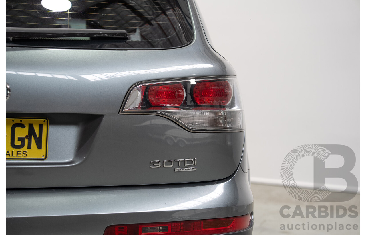 06/2008 Audi Q7 3.0 TDI QUATTRO (AWD) MY08 Upgrade 4d Wagon Condor Grey 3.0L 7 Seats