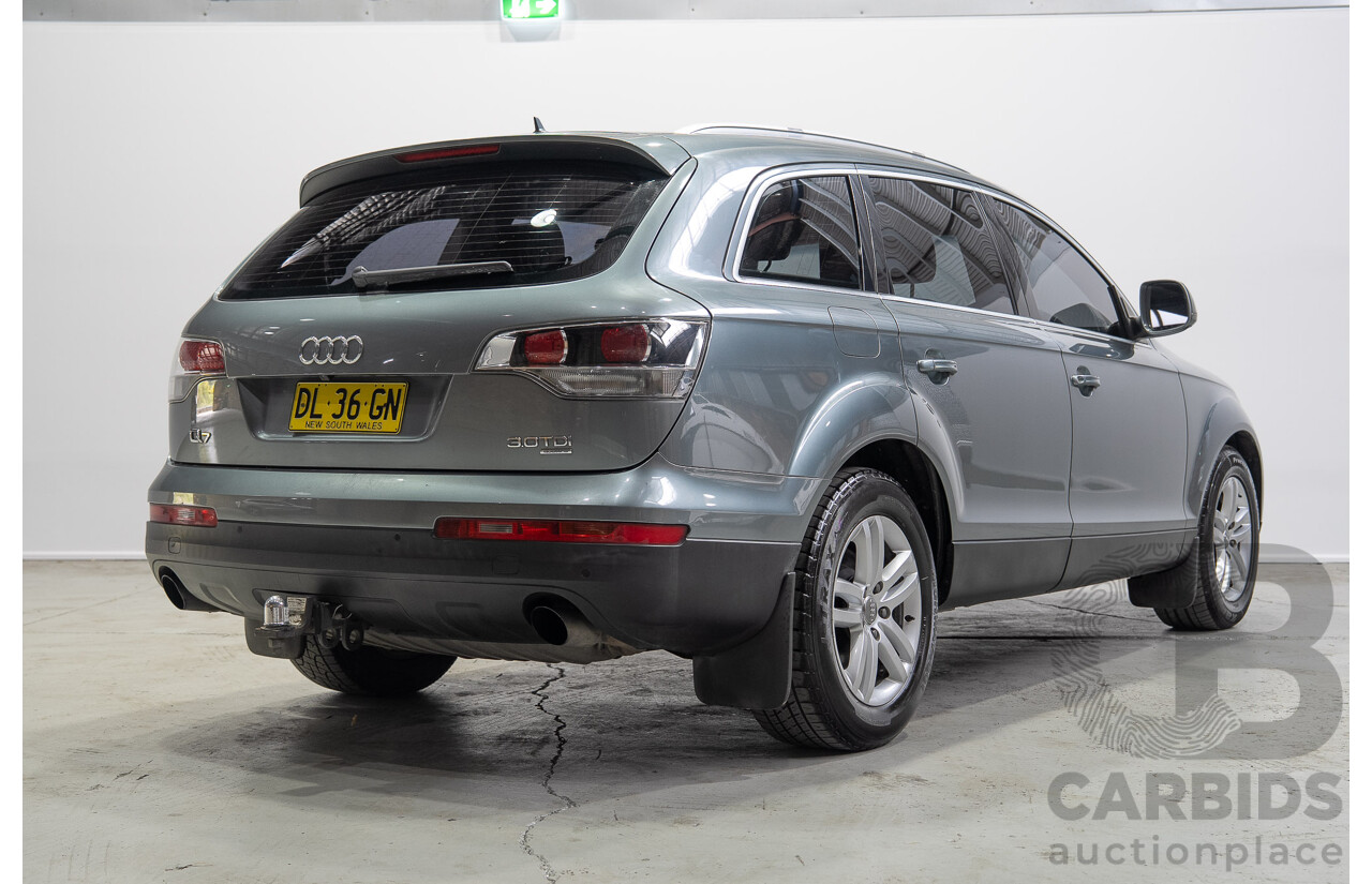 06/2008 Audi Q7 3.0 TDI QUATTRO (AWD) MY08 Upgrade 4d Wagon Condor Grey 3.0L 7 Seats