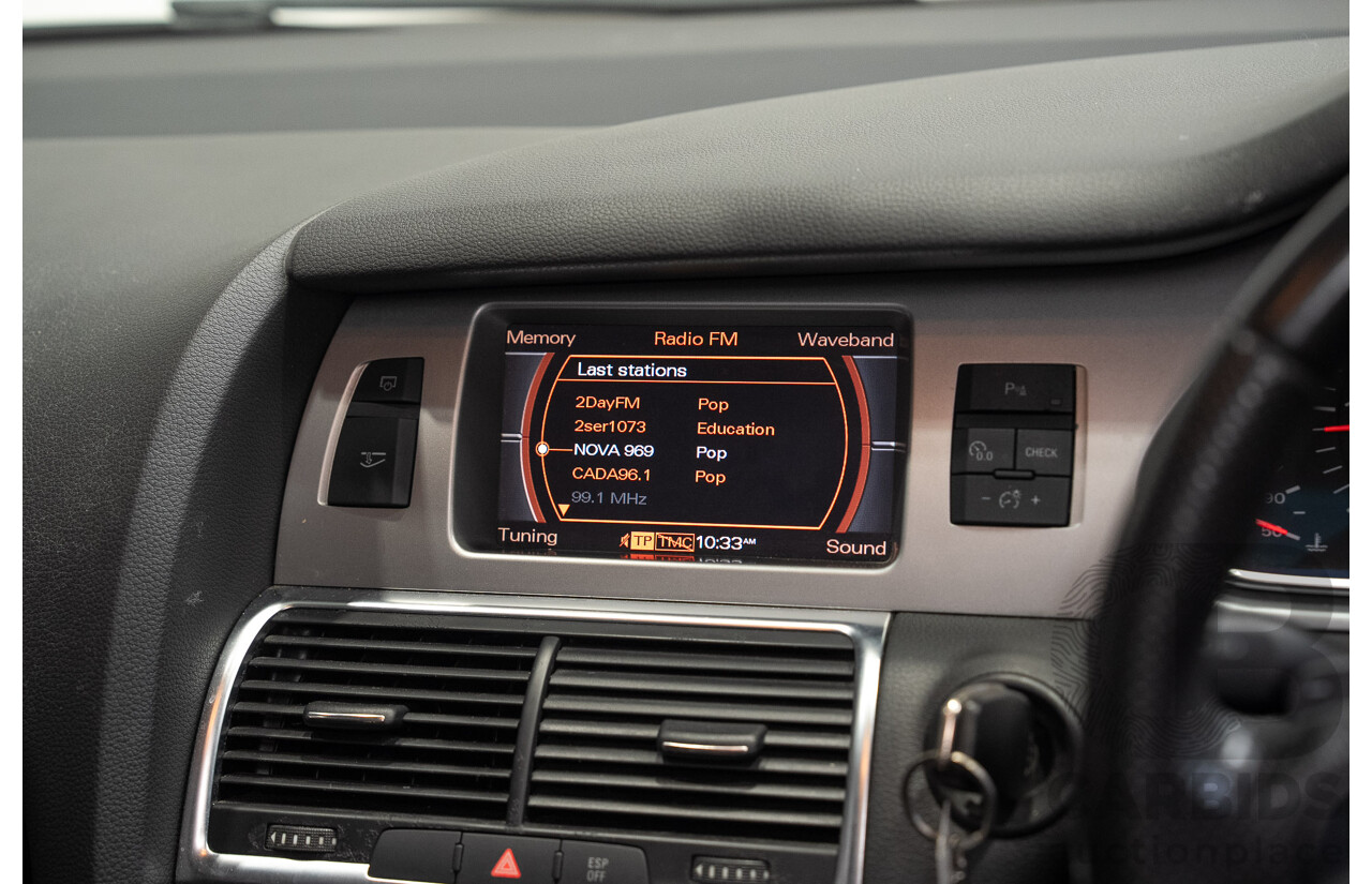 06/2008 Audi Q7 3.0 TDI QUATTRO (AWD) MY08 Upgrade 4d Wagon Condor Grey 3.0L 7 Seats