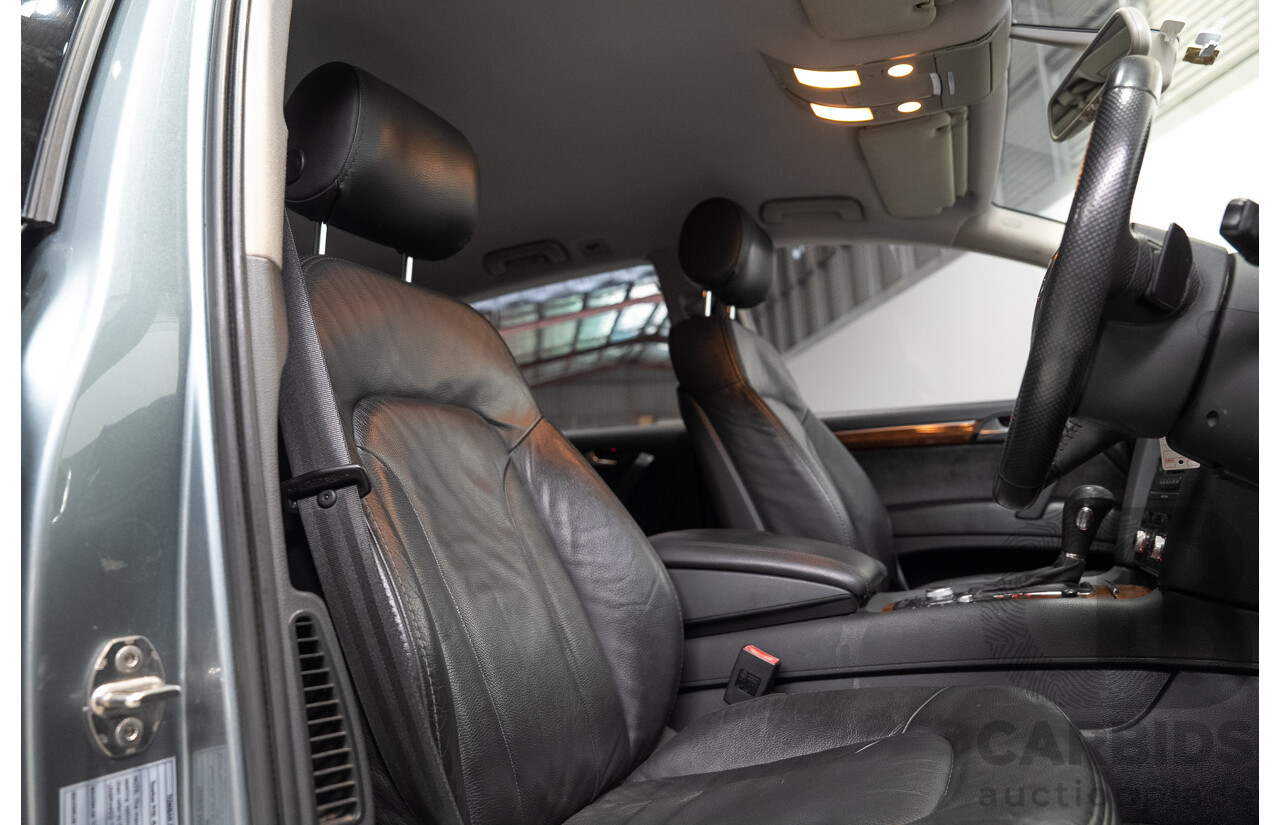 06/2008 Audi Q7 3.0 TDI QUATTRO (AWD) MY08 Upgrade 4d Wagon Condor Grey 3.0L 7 Seats