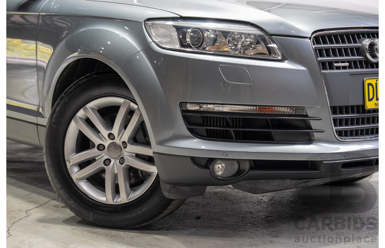 06/2008 Audi Q7 3.0 TDI QUATTRO (AWD) MY08 Upgrade 4d Wagon Condor Grey 3.0L 7 Seats