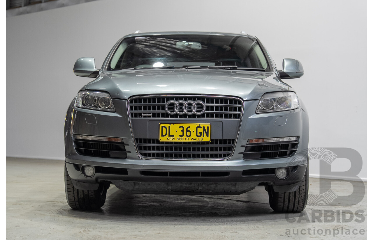 06/2008 Audi Q7 3.0 TDI QUATTRO (AWD) MY08 Upgrade 4d Wagon Condor Grey 3.0L 7 Seats