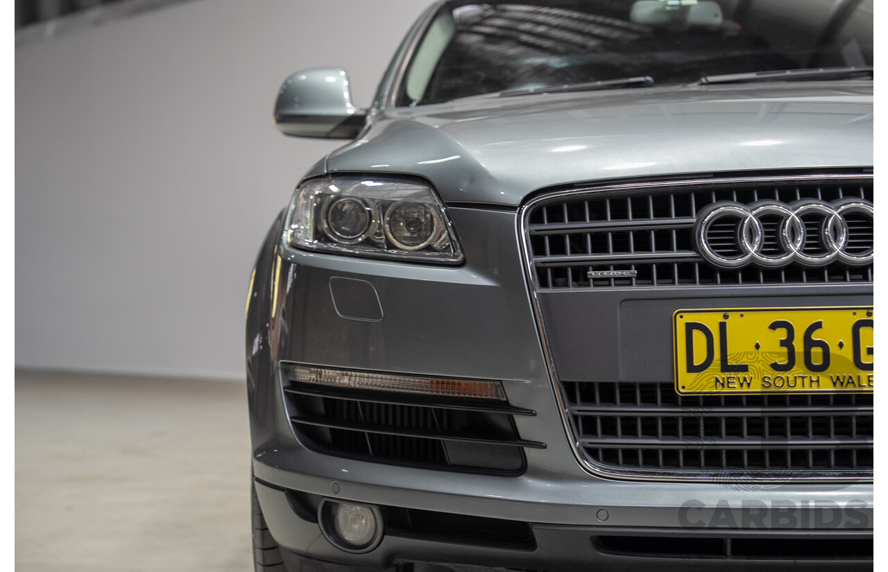 06/2008 Audi Q7 3.0 TDI QUATTRO (AWD) MY08 Upgrade 4d Wagon Condor Grey 3.0L 7 Seats