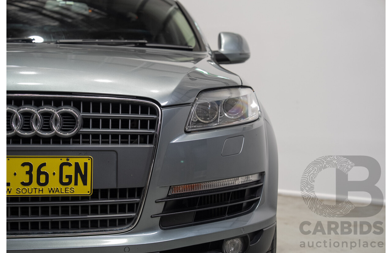 06/2008 Audi Q7 3.0 TDI QUATTRO (AWD) MY08 Upgrade 4d Wagon Condor Grey 3.0L 7 Seats