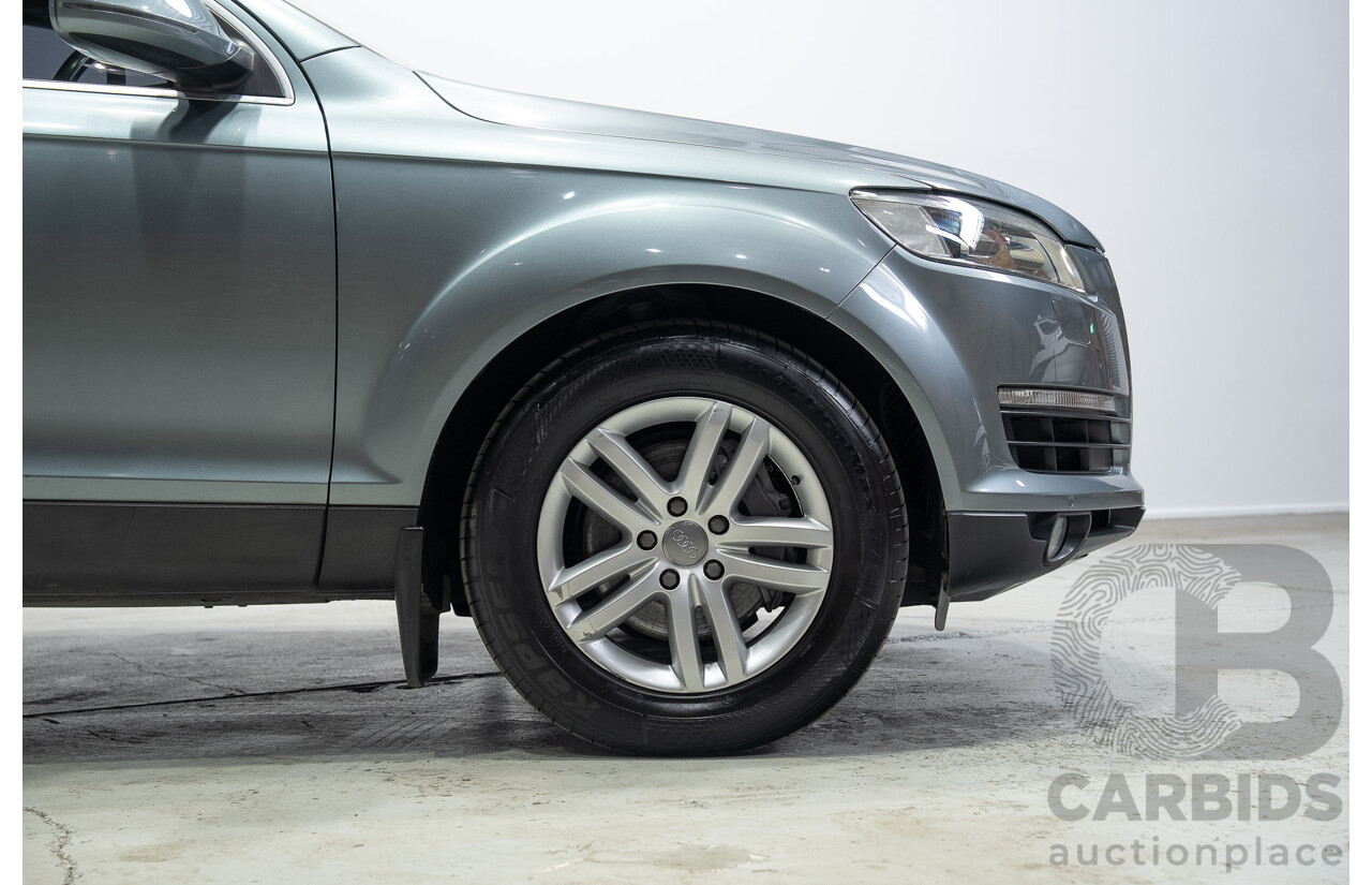 06/2008 Audi Q7 3.0 TDI QUATTRO (AWD) MY08 Upgrade 4d Wagon Condor Grey 3.0L 7 Seats