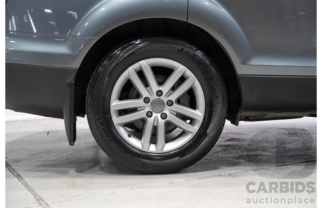 06/2008 Audi Q7 3.0 TDI QUATTRO (AWD) MY08 Upgrade 4d Wagon Condor Grey 3.0L 7 Seats