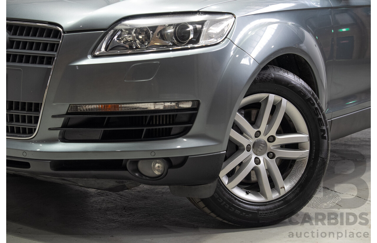 06/2008 Audi Q7 3.0 TDI QUATTRO (AWD) MY08 Upgrade 4d Wagon Condor Grey 3.0L 7 Seats