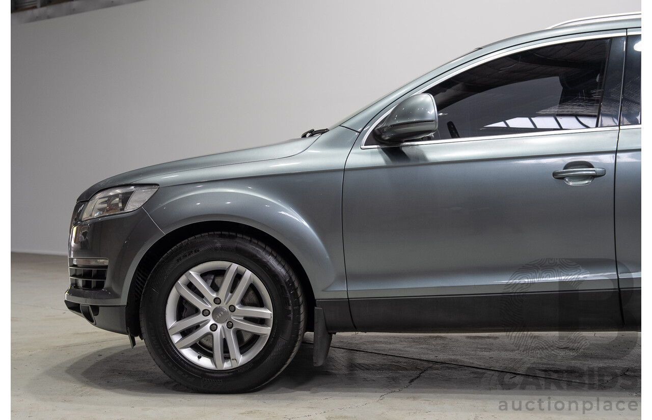 06/2008 Audi Q7 3.0 TDI QUATTRO (AWD) MY08 Upgrade 4d Wagon Condor Grey 3.0L 7 Seats