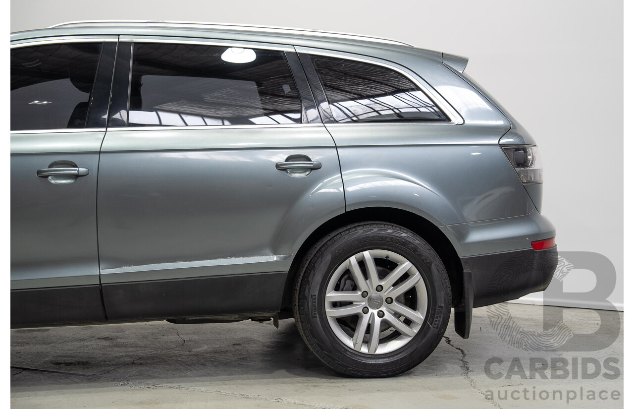 06/2008 Audi Q7 3.0 TDI QUATTRO (AWD) MY08 Upgrade 4d Wagon Condor Grey 3.0L 7 Seats