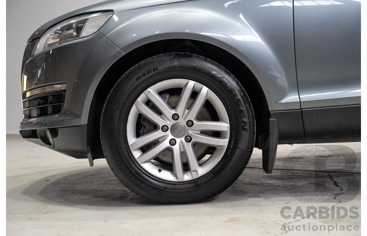 06/2008 Audi Q7 3.0 TDI QUATTRO (AWD) MY08 Upgrade 4d Wagon Condor Grey 3.0L 7 Seats