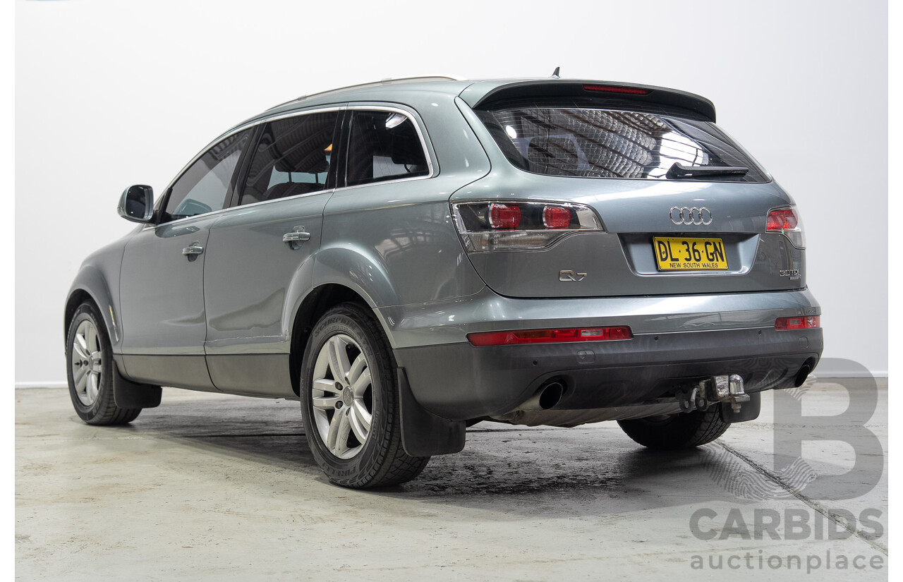 06/2008 Audi Q7 3.0 TDI QUATTRO (AWD) MY08 Upgrade 4d Wagon Condor Grey 3.0L 7 Seats