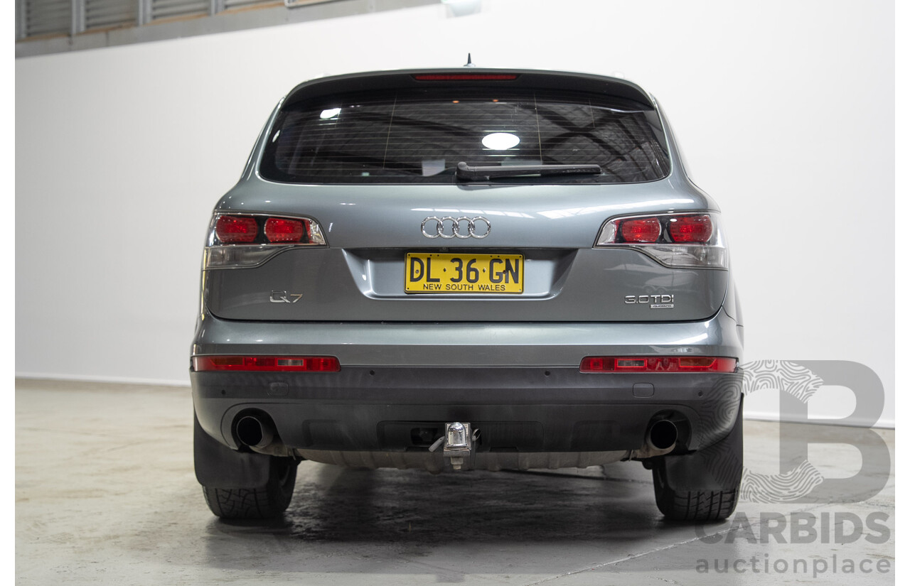 06/2008 Audi Q7 3.0 TDI QUATTRO (AWD) MY08 Upgrade 4d Wagon Condor Grey 3.0L 7 Seats