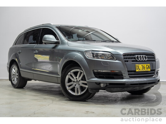06/2008 Audi Q7 3.0 TDI QUATTRO (AWD) MY08 Upgrade 4d Wagon Condor Grey 3.0L 7 Seats