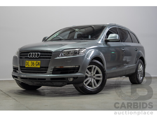 06/2008 Audi Q7 3.0 TDI QUATTRO (AWD) MY08 Upgrade 4d Wagon Condor Grey 3.0L 7 Seats