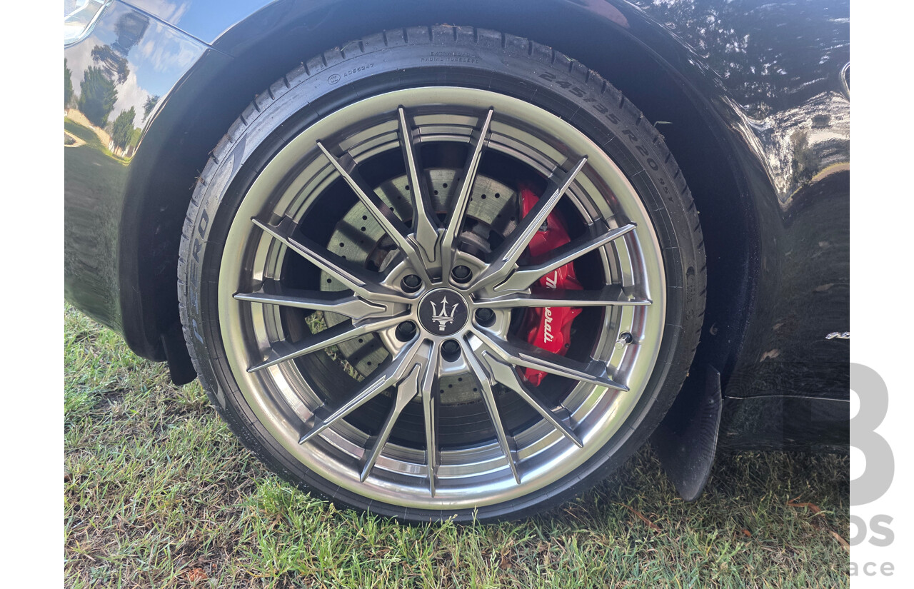 04/2008 Maserati Quattroporte Sport GT-S (RWD) 4d Sedan Black 4.2L