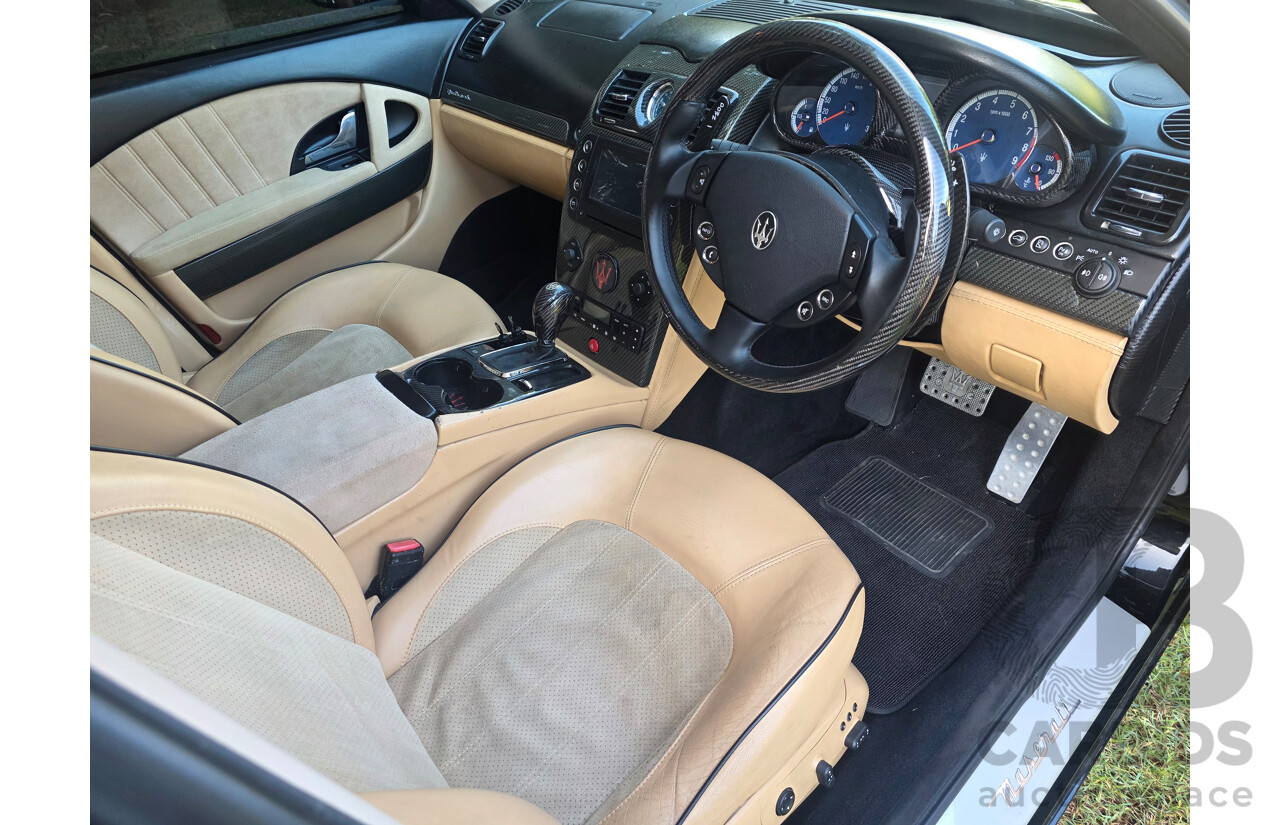 04/2008 Maserati Quattroporte Sport GT-S (RWD) 4d Sedan Black 4.2L