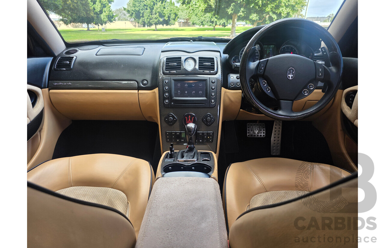 04/2008 Maserati Quattroporte Sport GT-S (RWD) 4d Sedan Black 4.2L