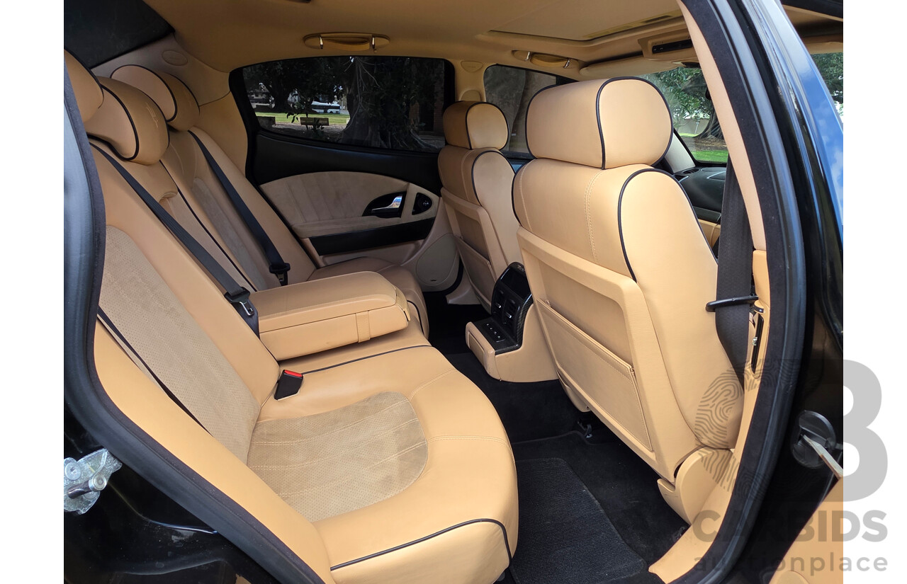 04/2008 Maserati Quattroporte Sport GT-S (RWD) 4d Sedan Black 4.2L