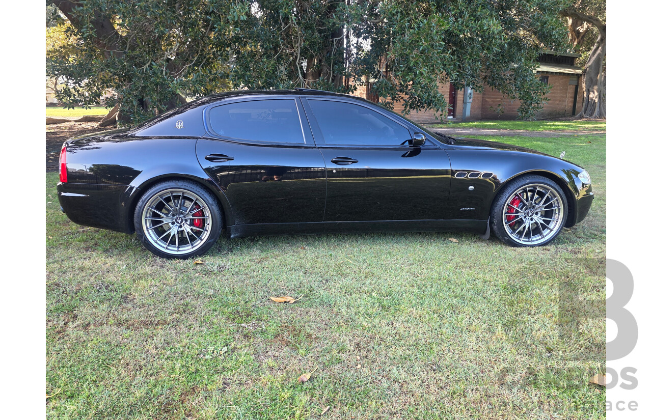04/2008 Maserati Quattroporte Sport GT-S (RWD) 4d Sedan Black 4.2L