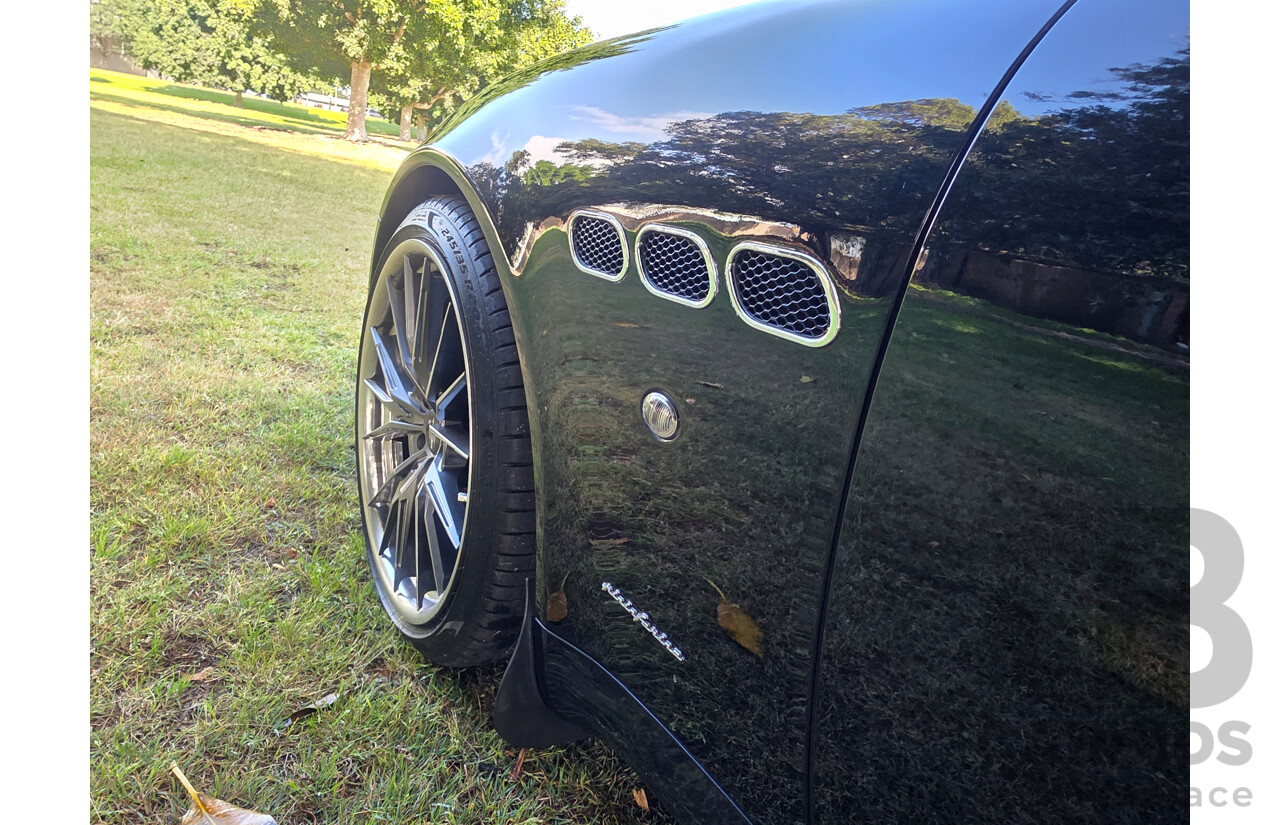 04/2008 Maserati Quattroporte Sport GT-S (RWD) 4d Sedan Black 4.2L