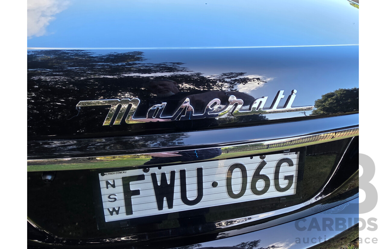 04/2008 Maserati Quattroporte Sport GT-S (RWD) 4d Sedan Black 4.2L