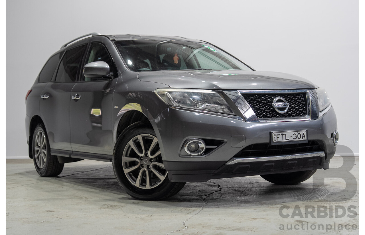 04/2015 Nissan Pathfinder ST R52 4d Wagon Grey 3.5L - 7 seater