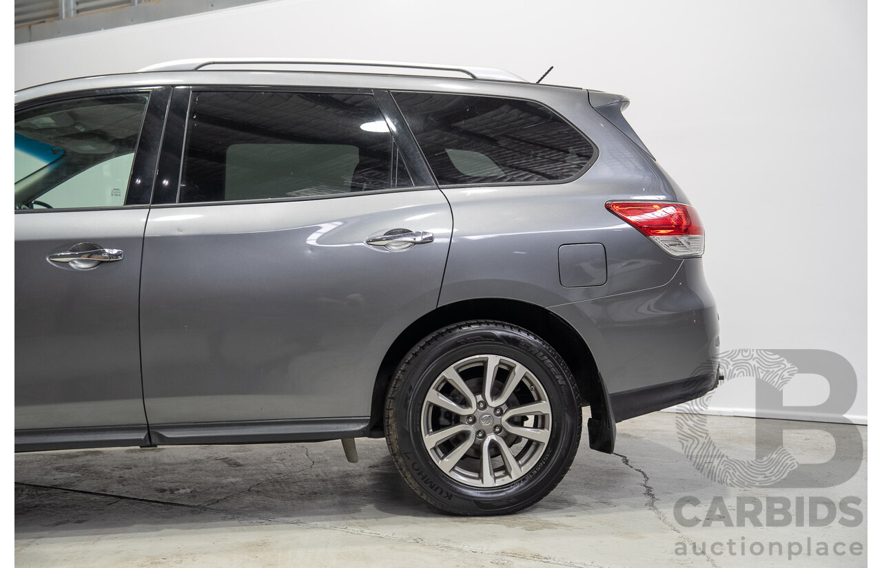 04/2015 Nissan Pathfinder ST R52 4d Wagon Grey 3.5L - 7 seater