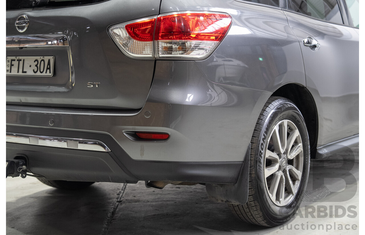 04/2015 Nissan Pathfinder ST R52 4d Wagon Grey 3.5L - 7 seater